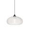 Besa Lighting Bana Cord Pendant, Frost, Bronze Finish, 1x60W Incandescent 1JT-BANAFR-BR - alternate 1